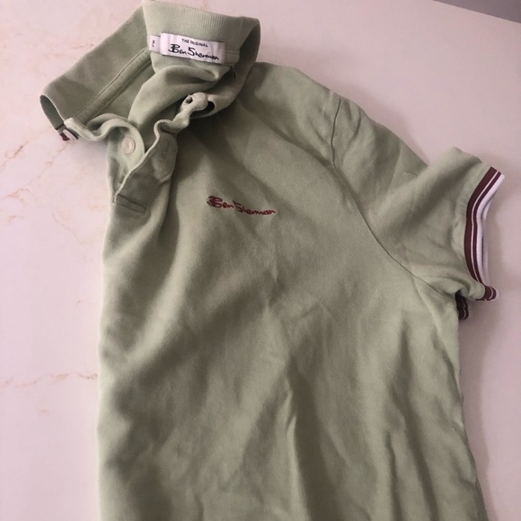 Ben Sherman mint green polo - Picture 5 of 7